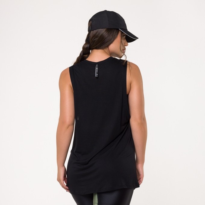 Regatão Preto com Silk Marche Off White