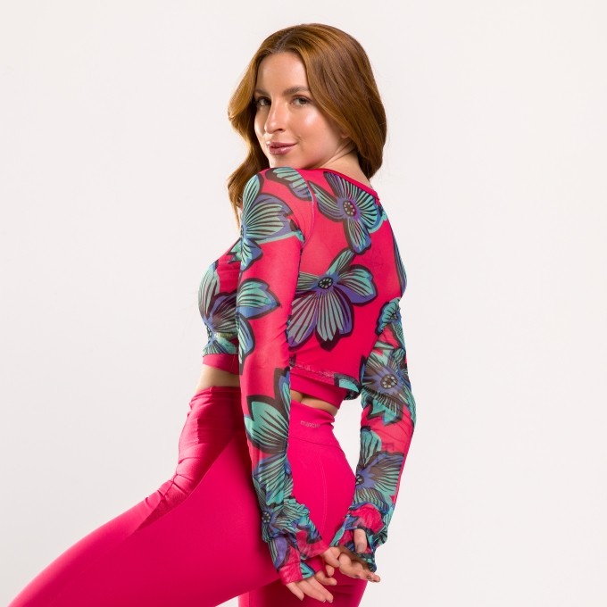 Cropped Dedeira Estampado